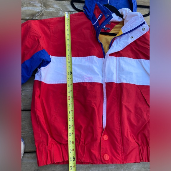 Tommy Hilfiger Men's S Red and White Sailing Gear Jacket - Picture 8 of 16
